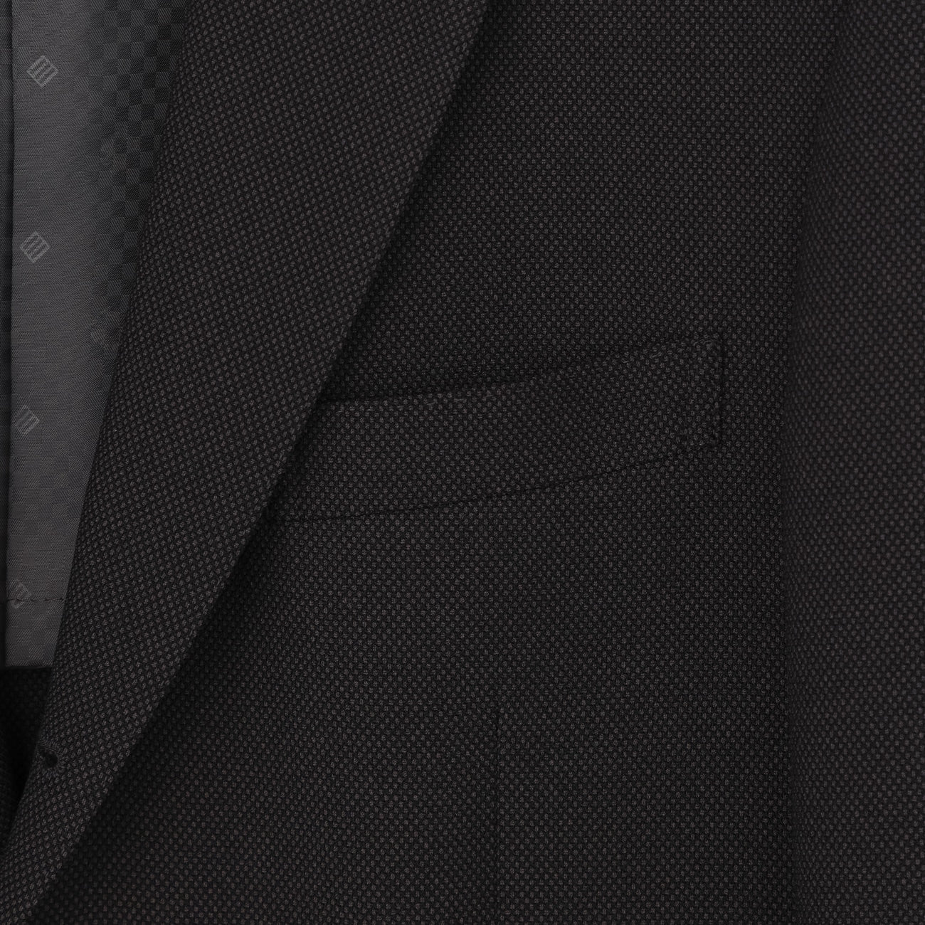 防水鸟眼配色外套 -灰