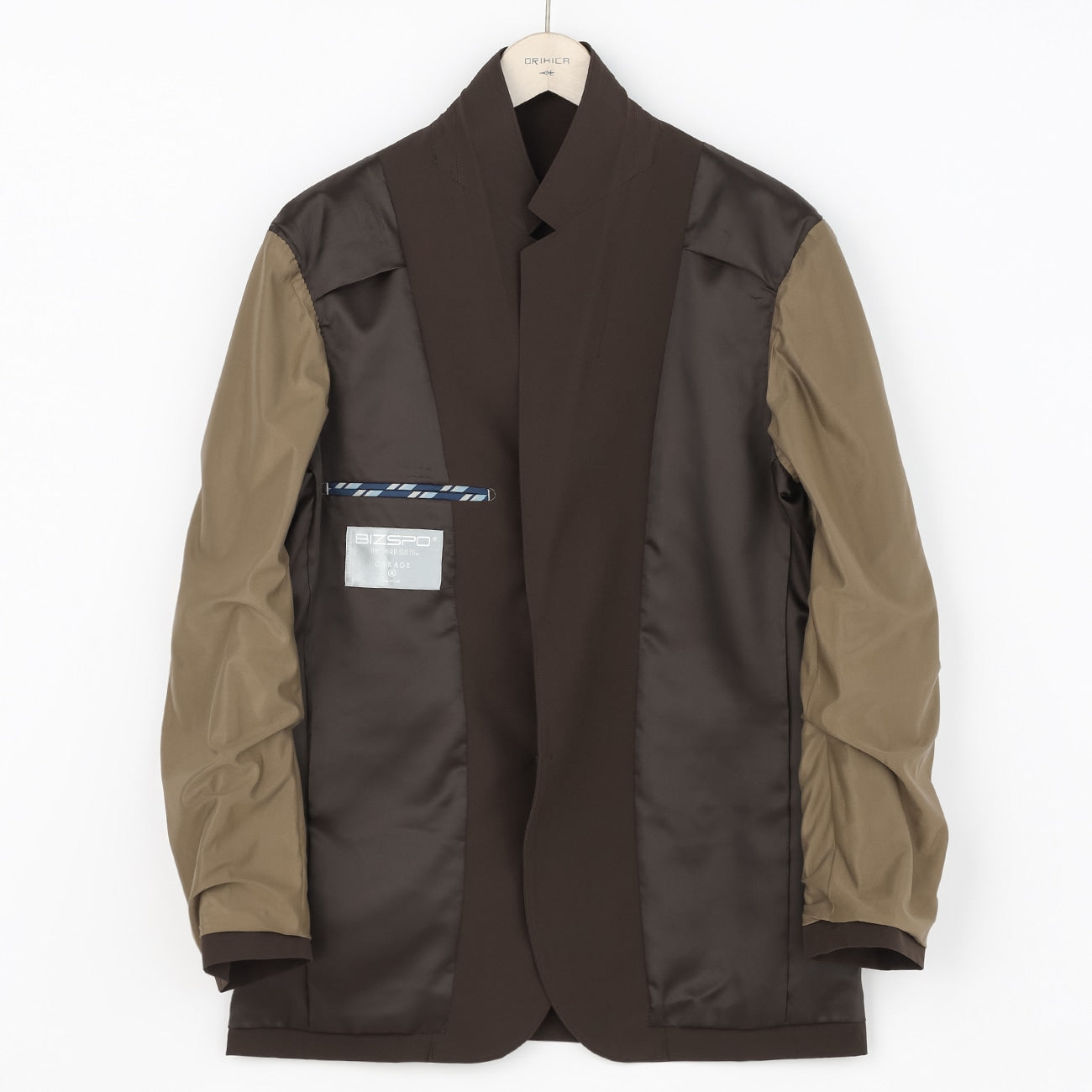 THE THIRD SUITS BIZSPO Water-Repellent尼龍 外套 - Brown_21