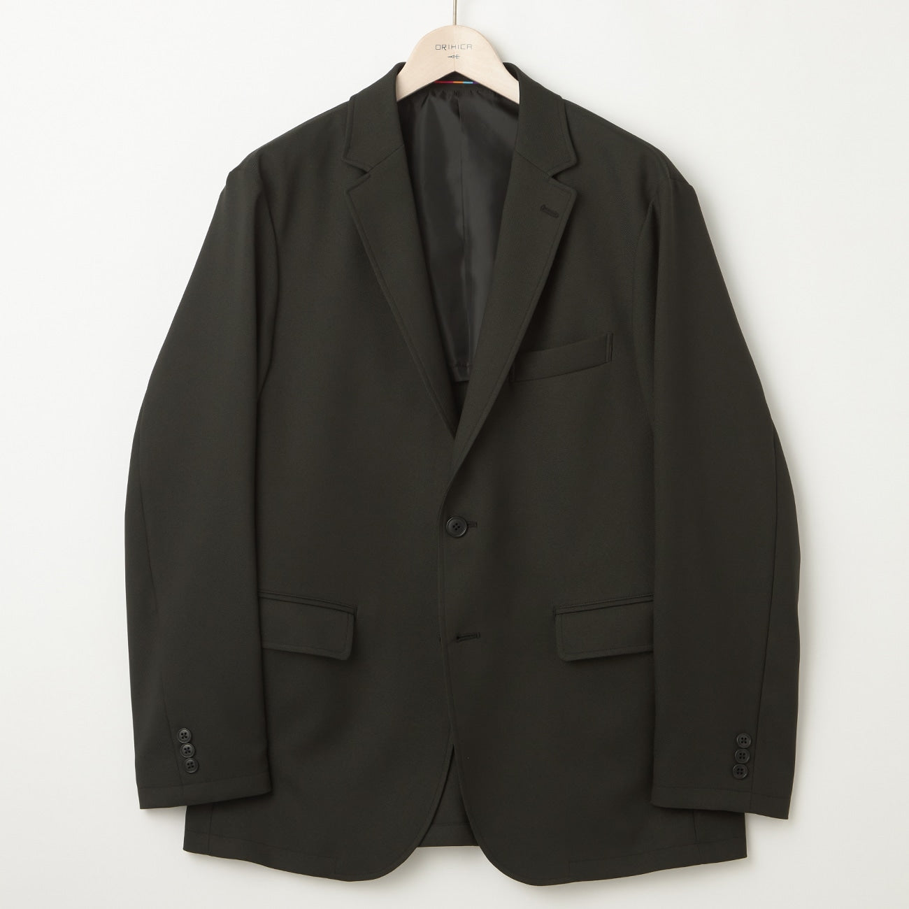 Washable Plain Jacket - Khaki_12