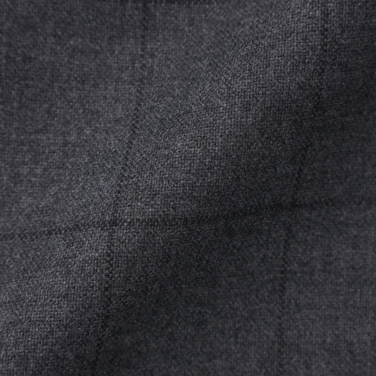 Windowpane Milled Wool Matching外套 -灰