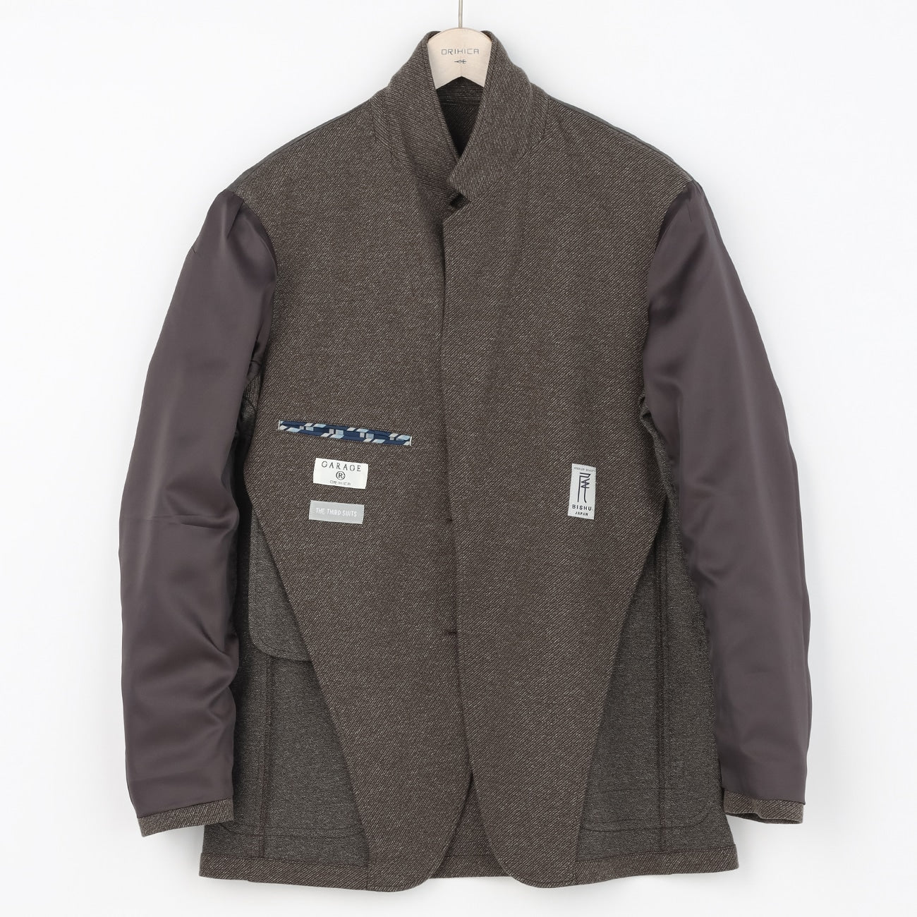 日本製素材 THE THIRD SUITS 斜紋外套 - 米色_24