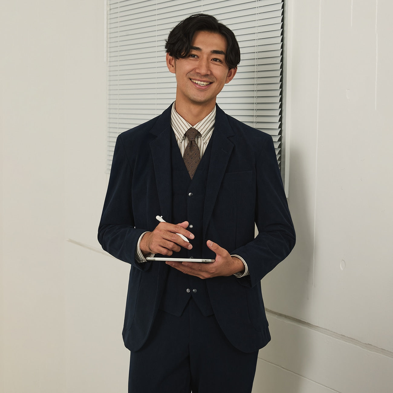 THE THIRD SUITS 灯芯绒外套 -深蓝