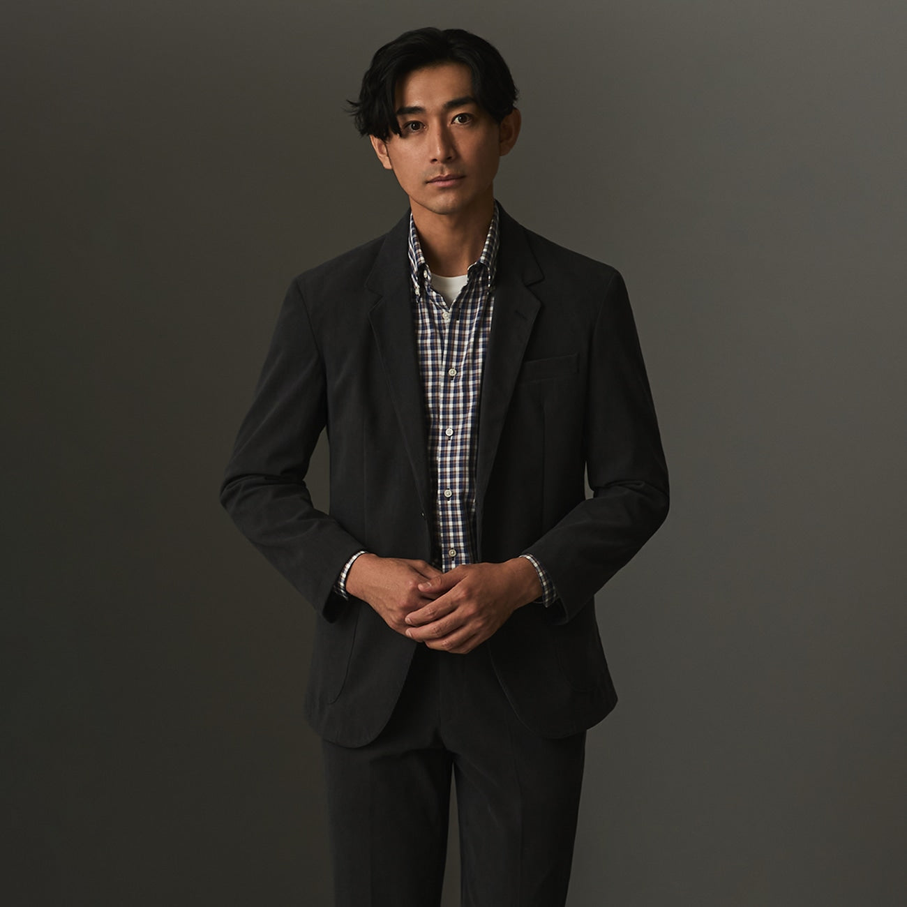 THE THIRD SUITS Corduroy Jacket - Medium Gray_12