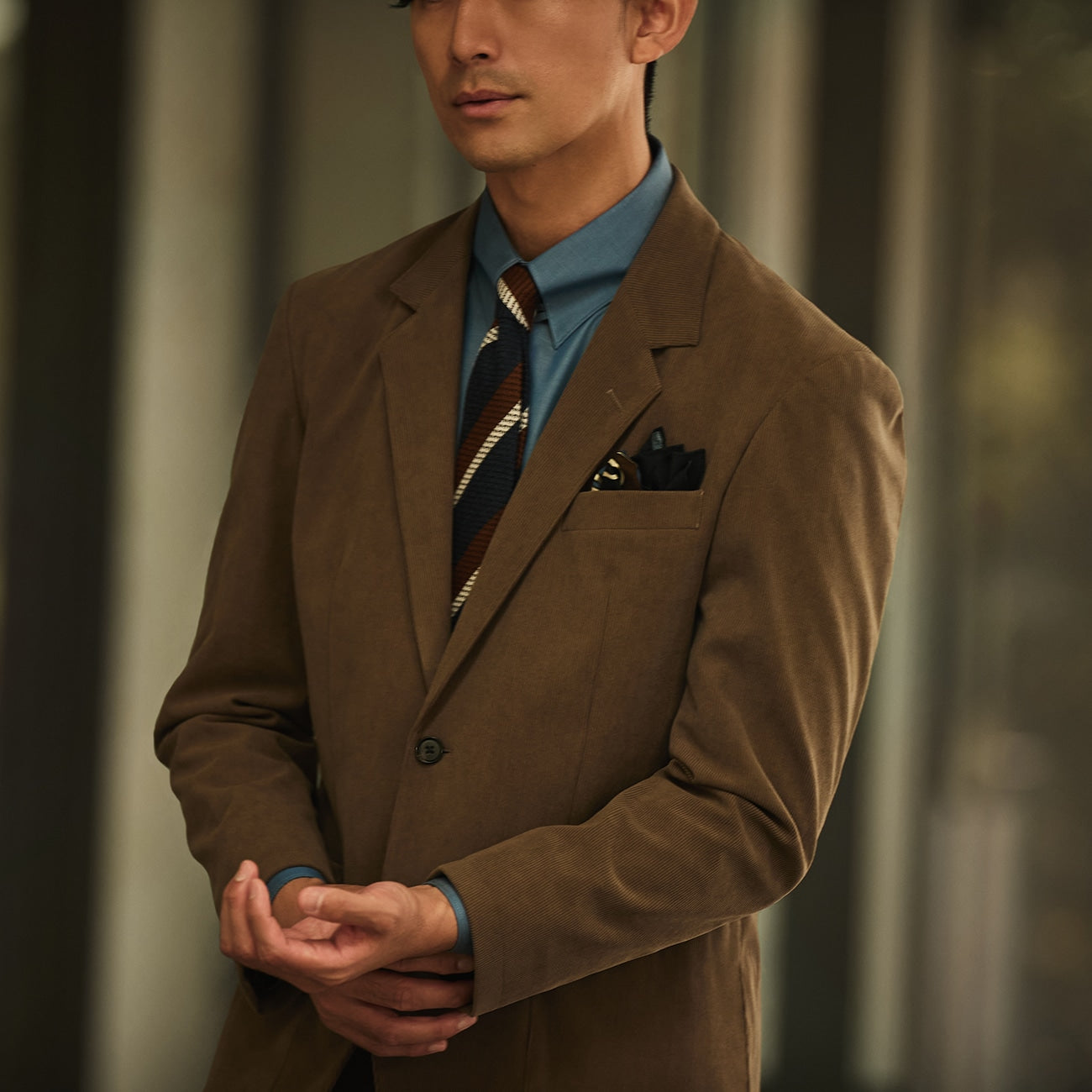 THE THIRD SUITS Corduroy Jacket - Beige_22