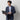 Super Cool High-breathability Glen-Plaid Suit Jacket - Navy_17