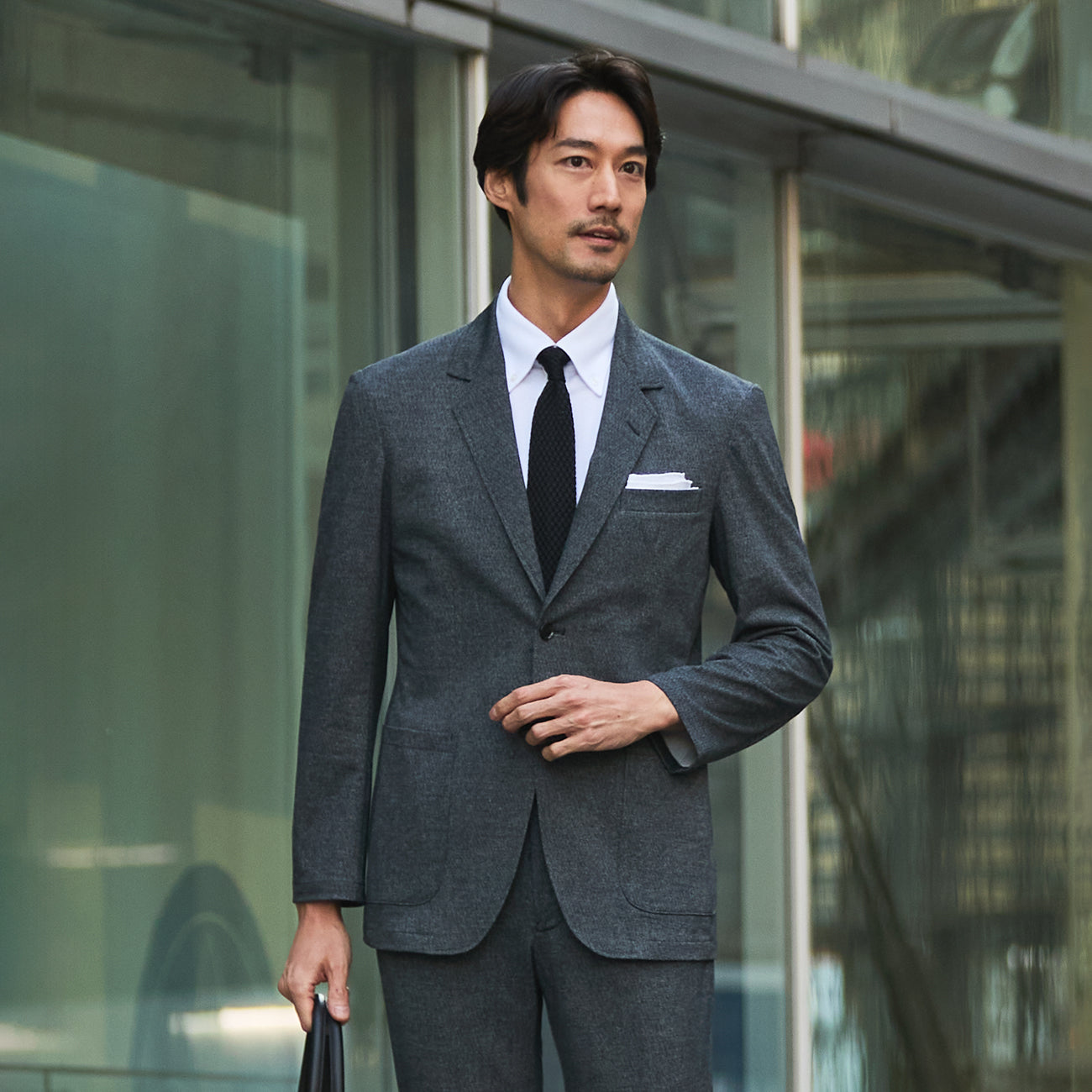 THE THIRD SUITS Super Cool High-breathability Jacket - Light Gray_14