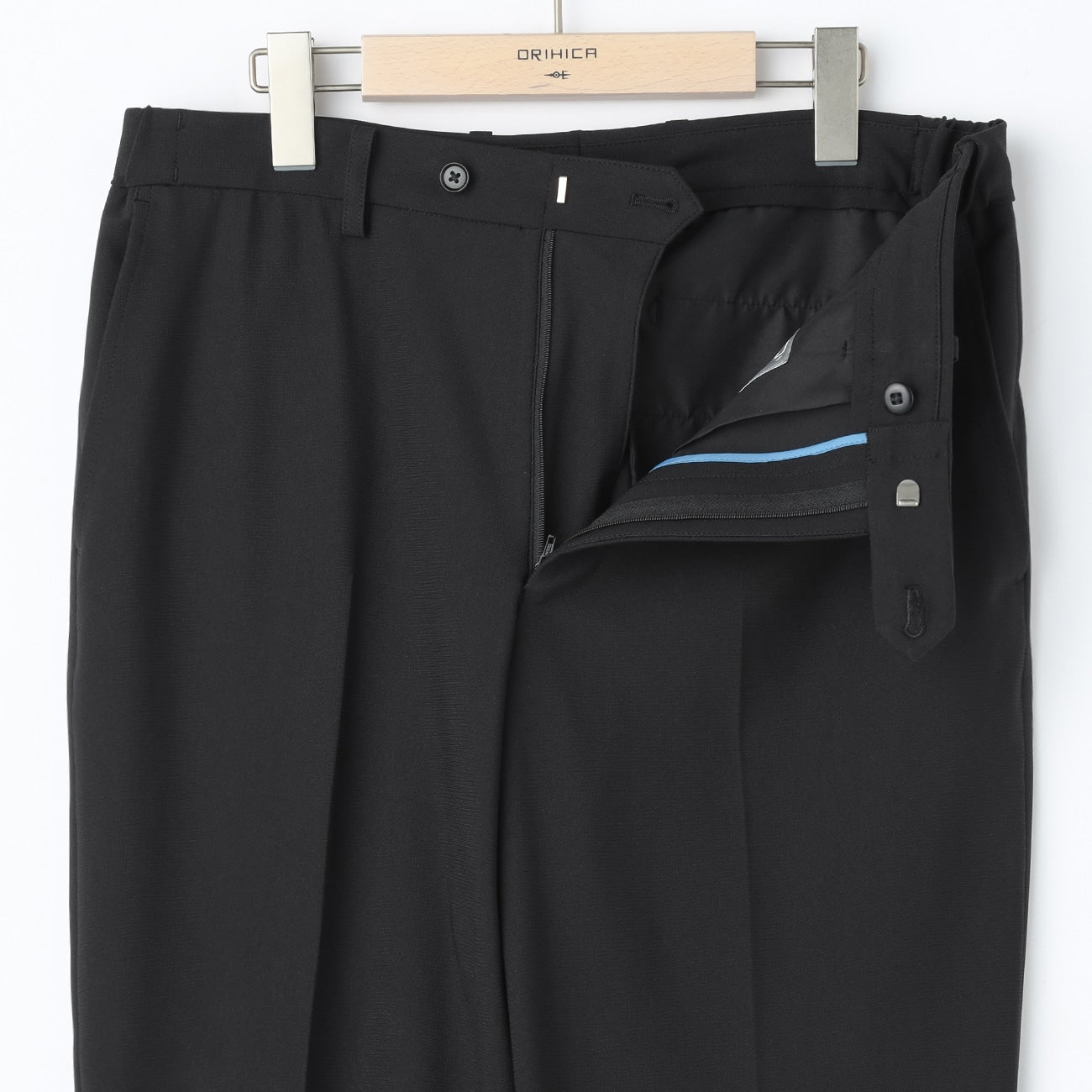 Japanese Fabric THE THIRD SUITS BIZSPO Pants - Black_14