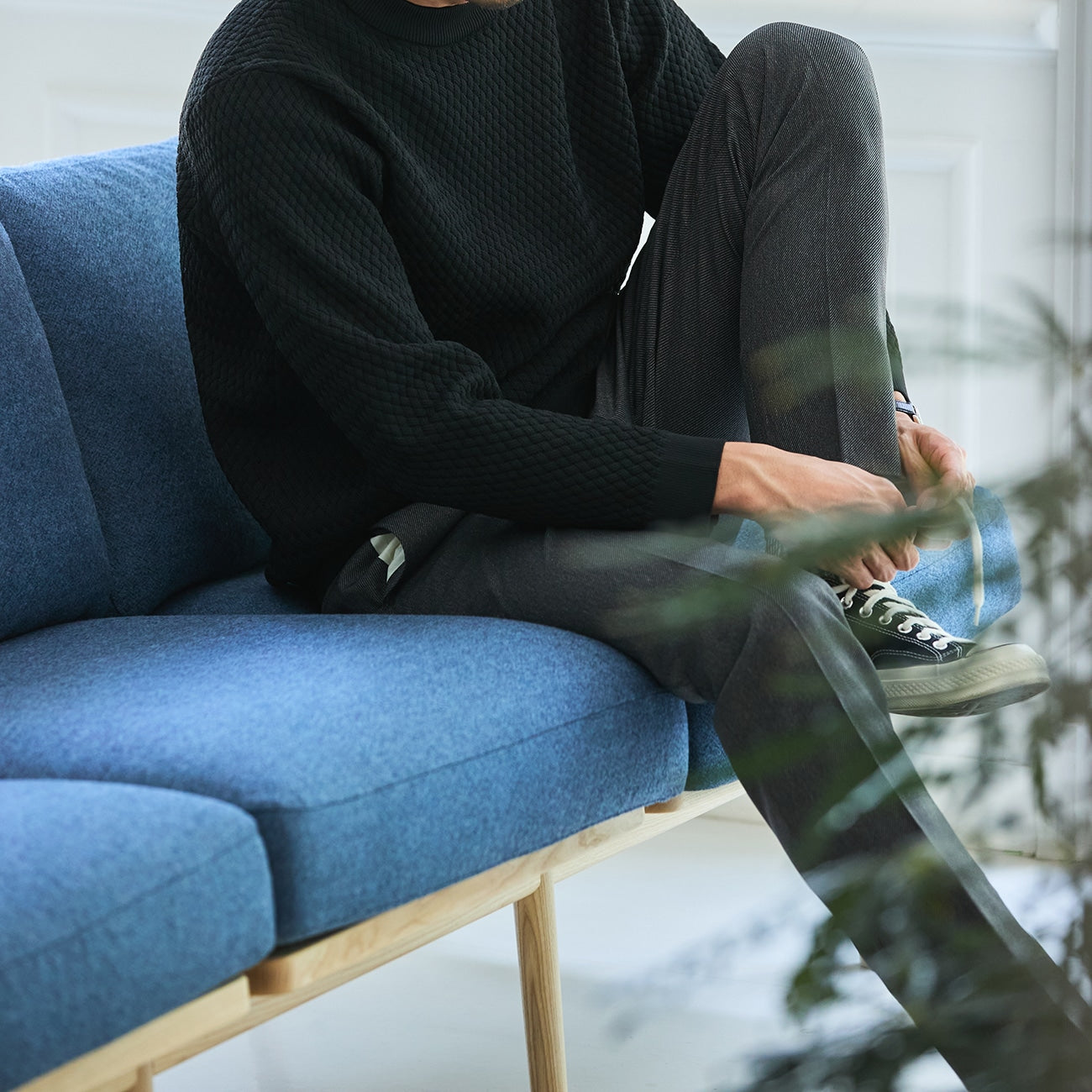 Water-Repellent Kersey Pants - Light Gray_14