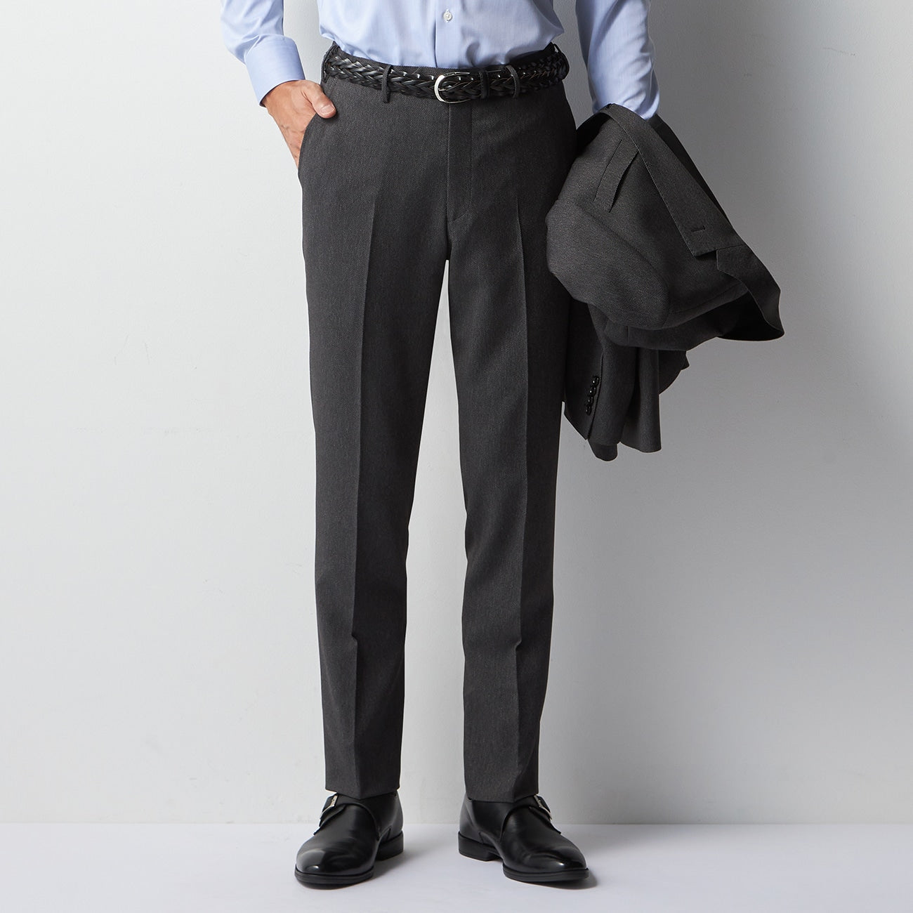 Water-Repellent Kersey Pants - Light Gray_13