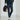 Water-Repellent Windowpane Pants - Navy_14