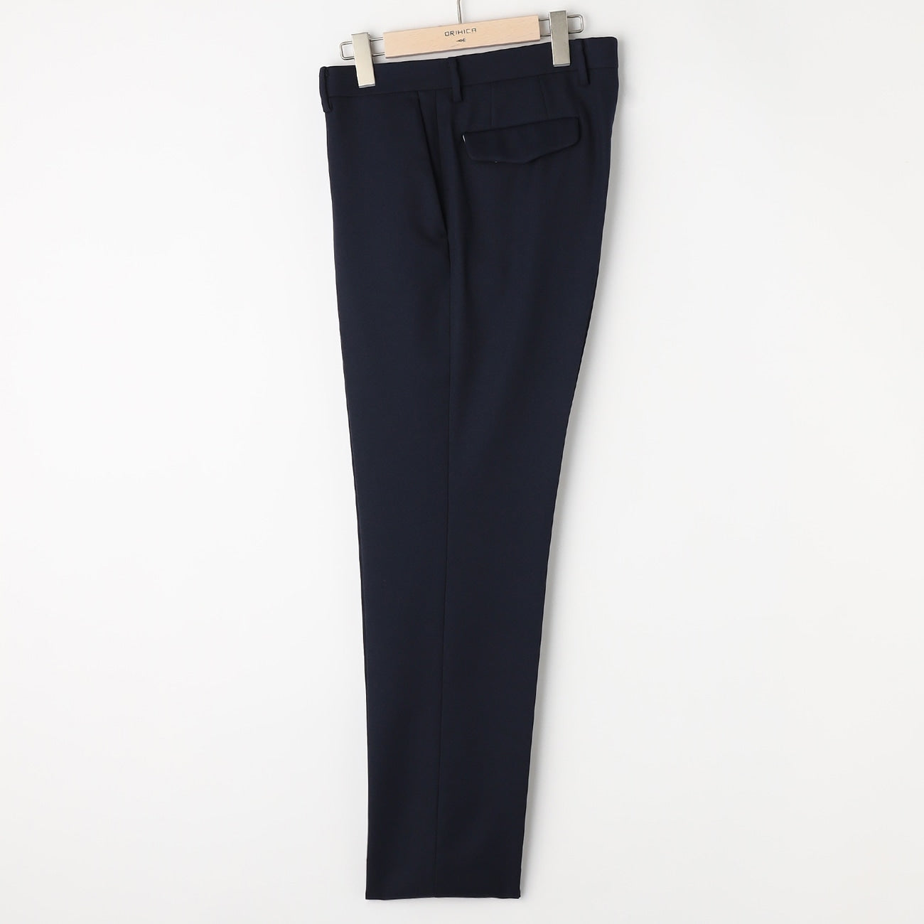 Washable Plain Pants - Navy_13