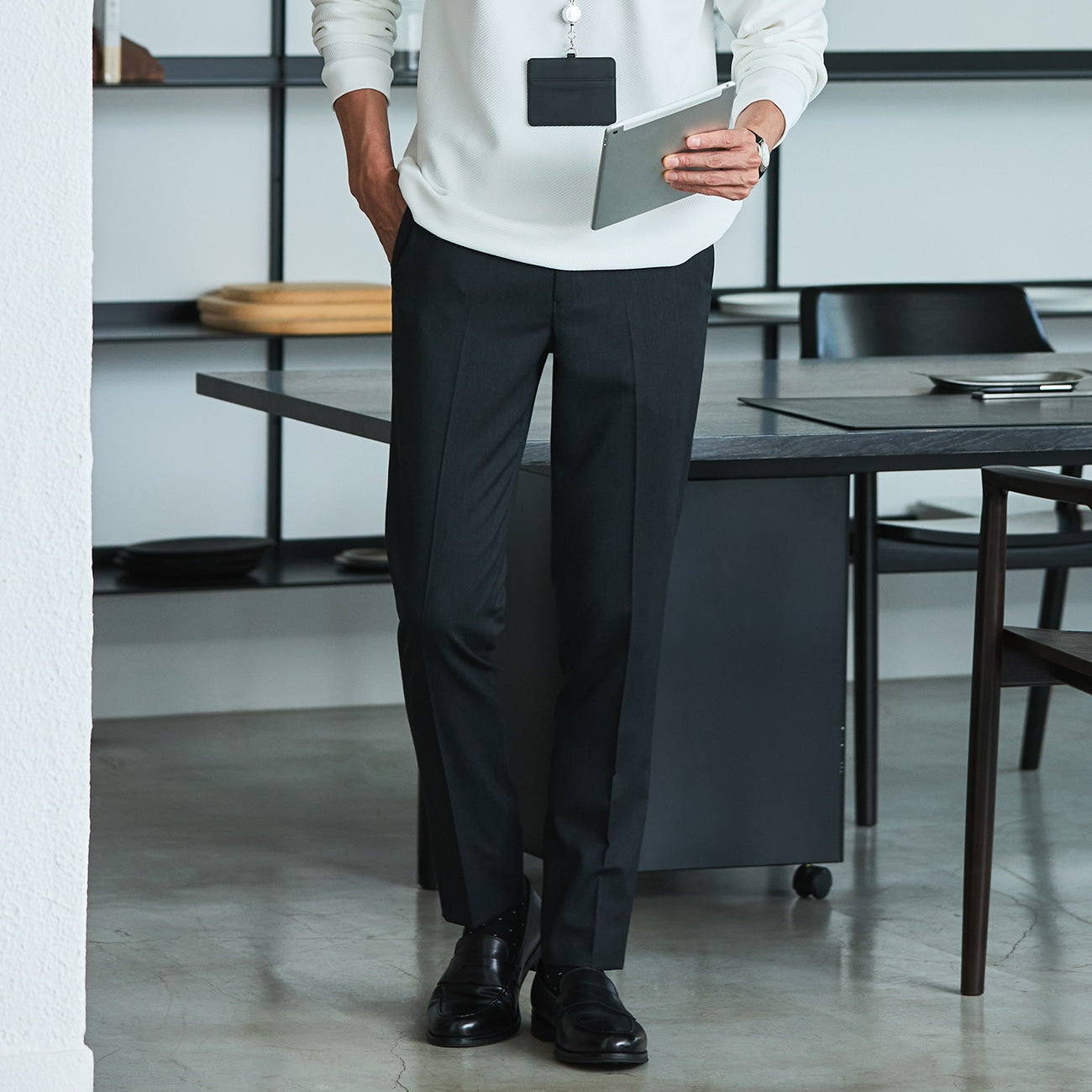 非铁裤子 -浓灰 灰