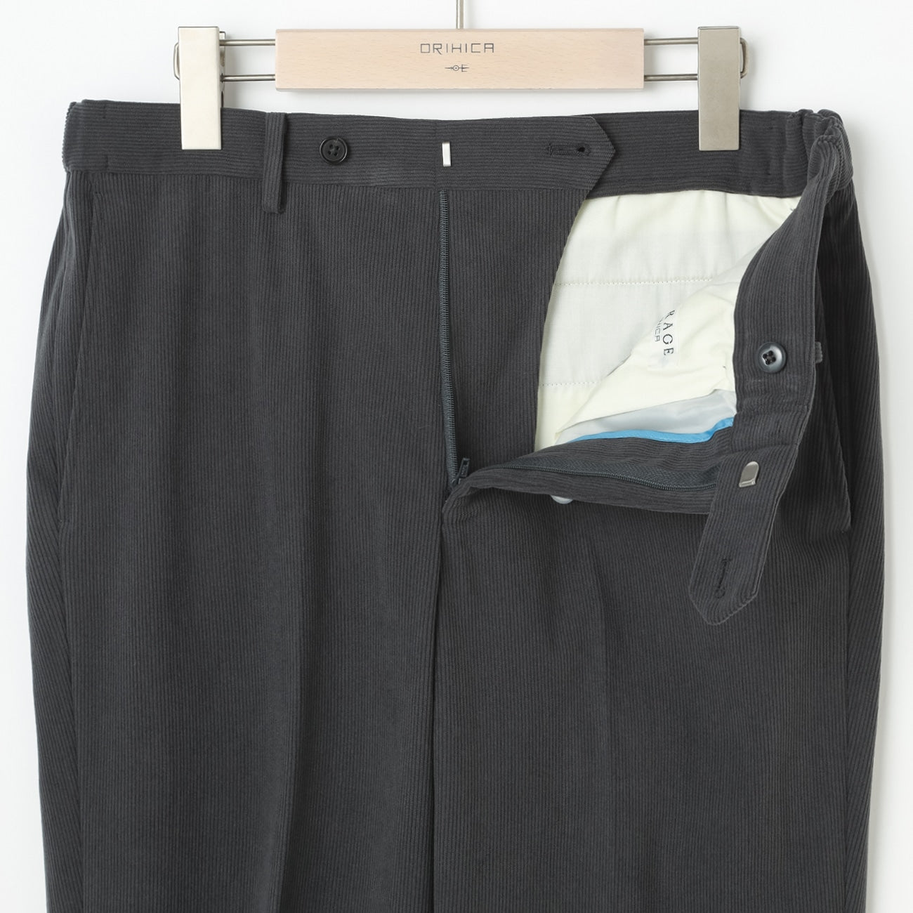 THE THIRD SUITS Corduroy Pants - Medium Gray_12