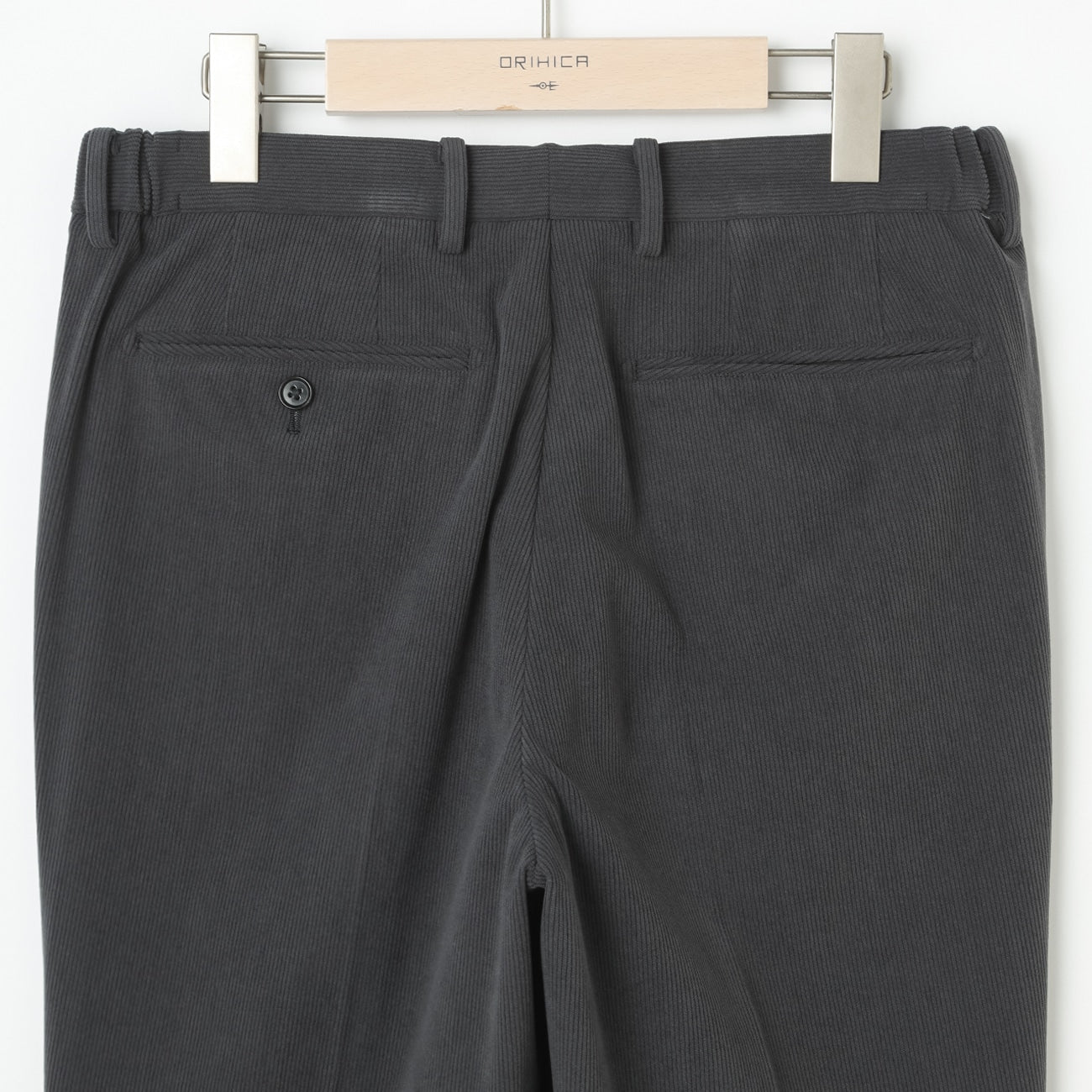 THE THIRD SUITS Corduroy Pants - Medium Gray_13