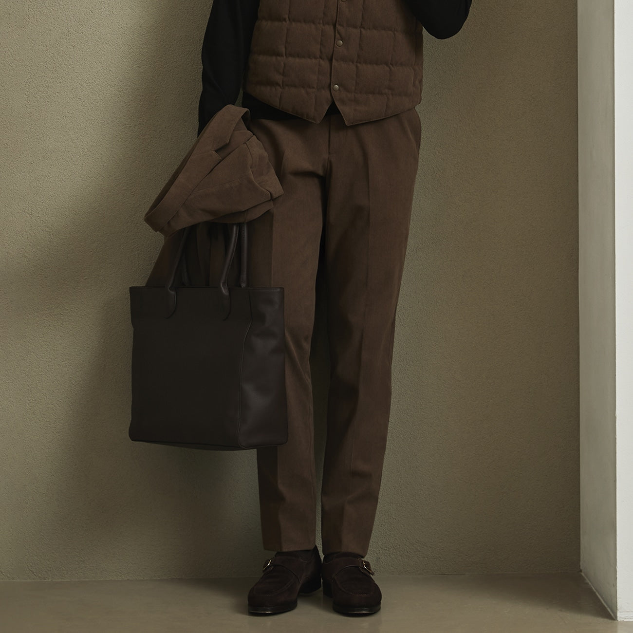 THE THIRD SUITS Corduroy Pants - Beige_16