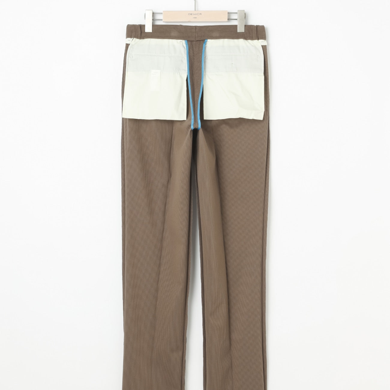 THE THIRD SUITS 灯芯绒长裤 - 米色_25