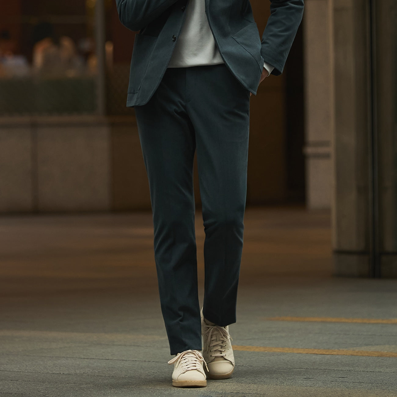 THE THIRD SUITS Corduroy Pants - Khaki_10