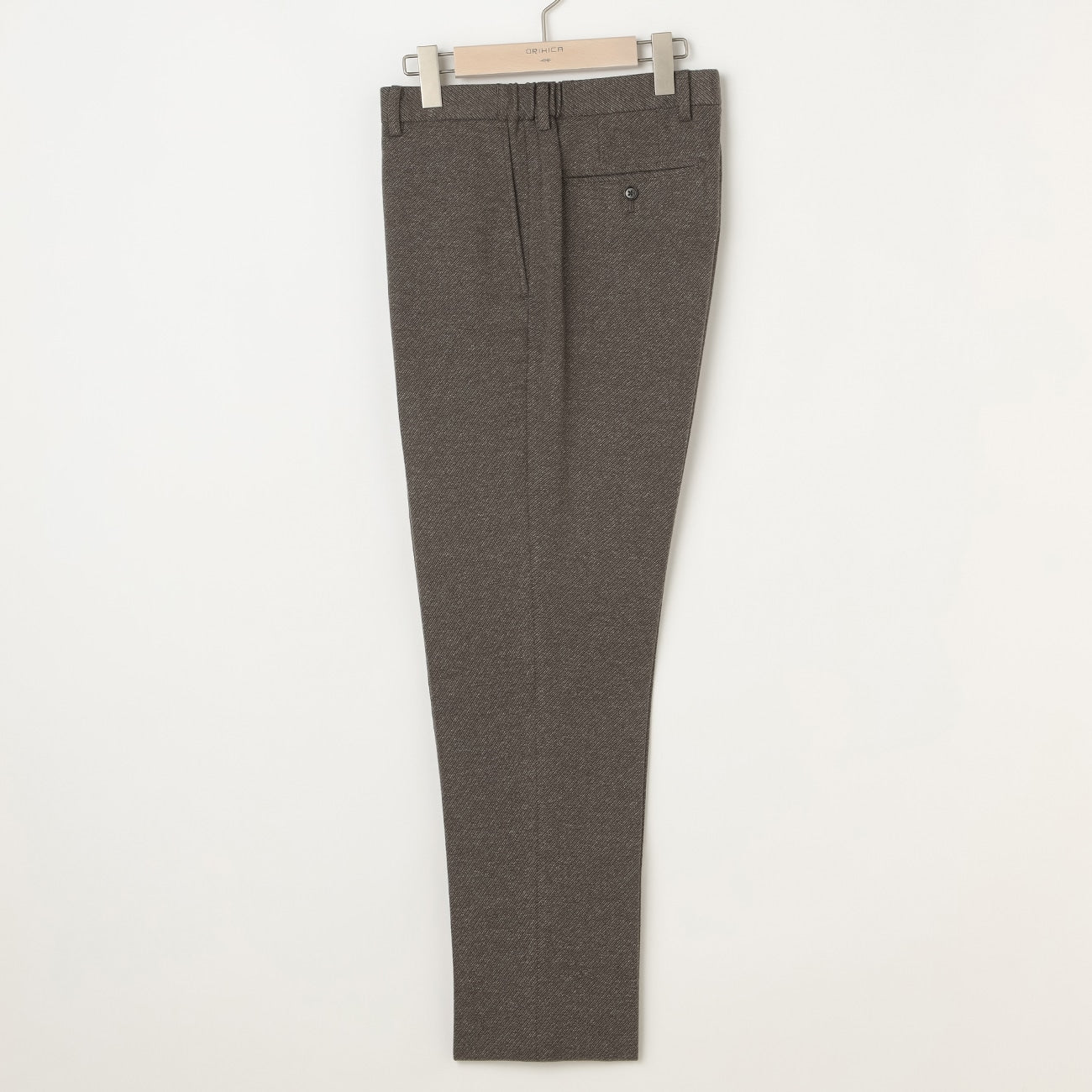 Japanese Fabric THE THIRD SUITS Twill Pants - Beige_15