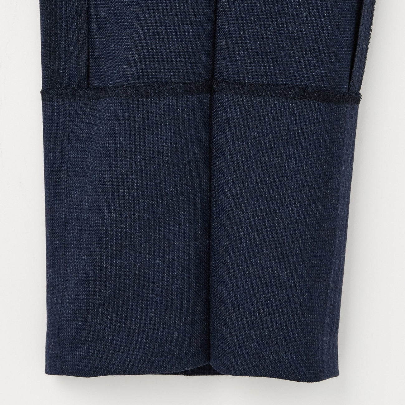 纯色磨毛搭配长裤 -深蓝