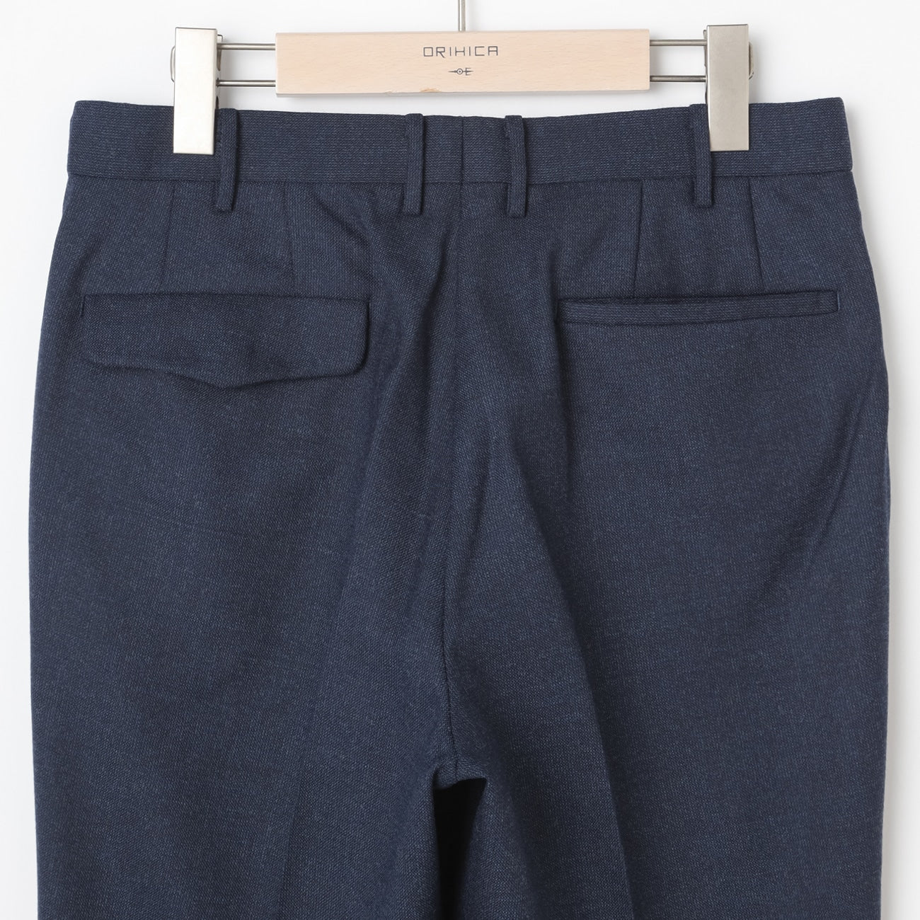 纯羊毛磨毛搭配长裤 -深蓝