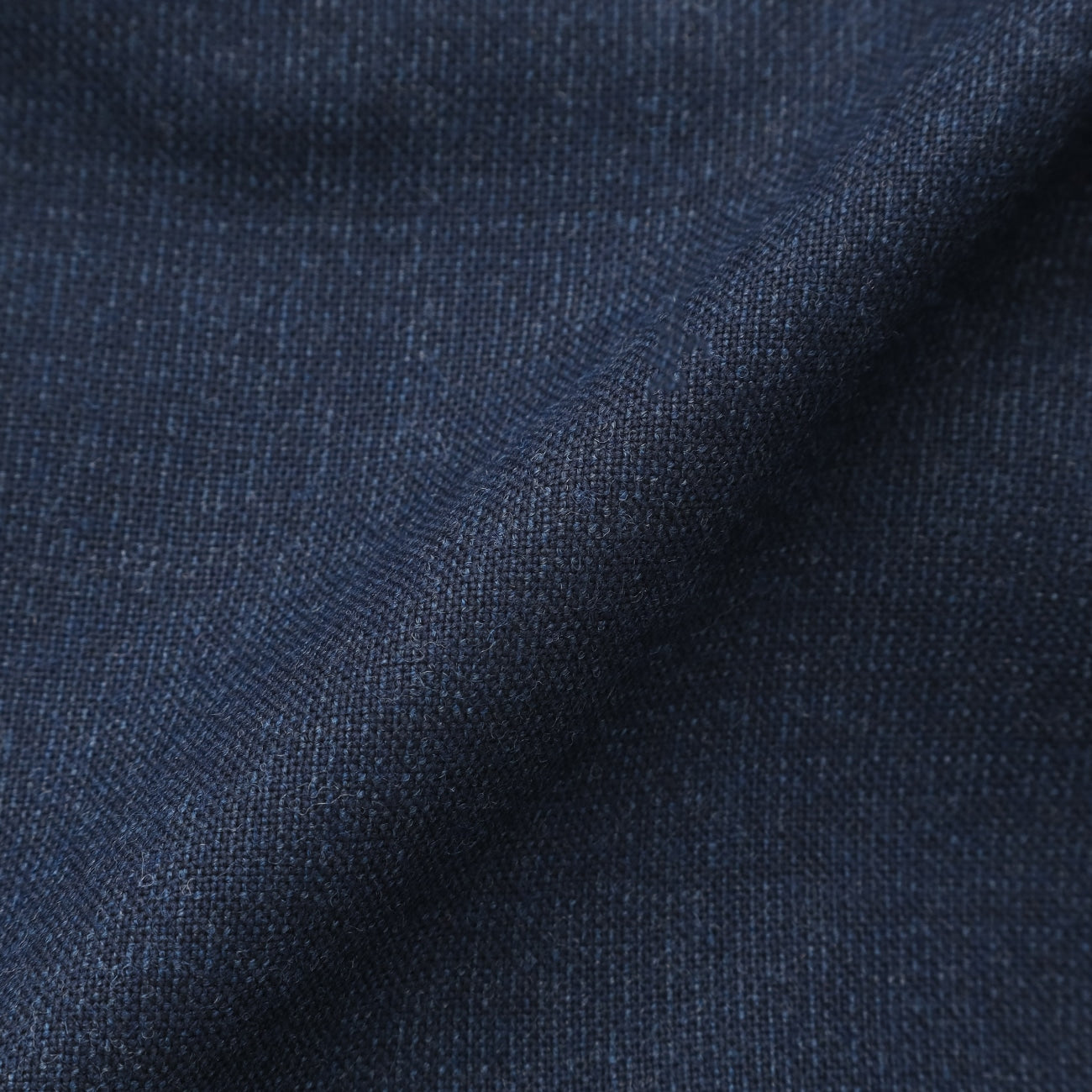 纯色磨毛搭配长裤 -深蓝