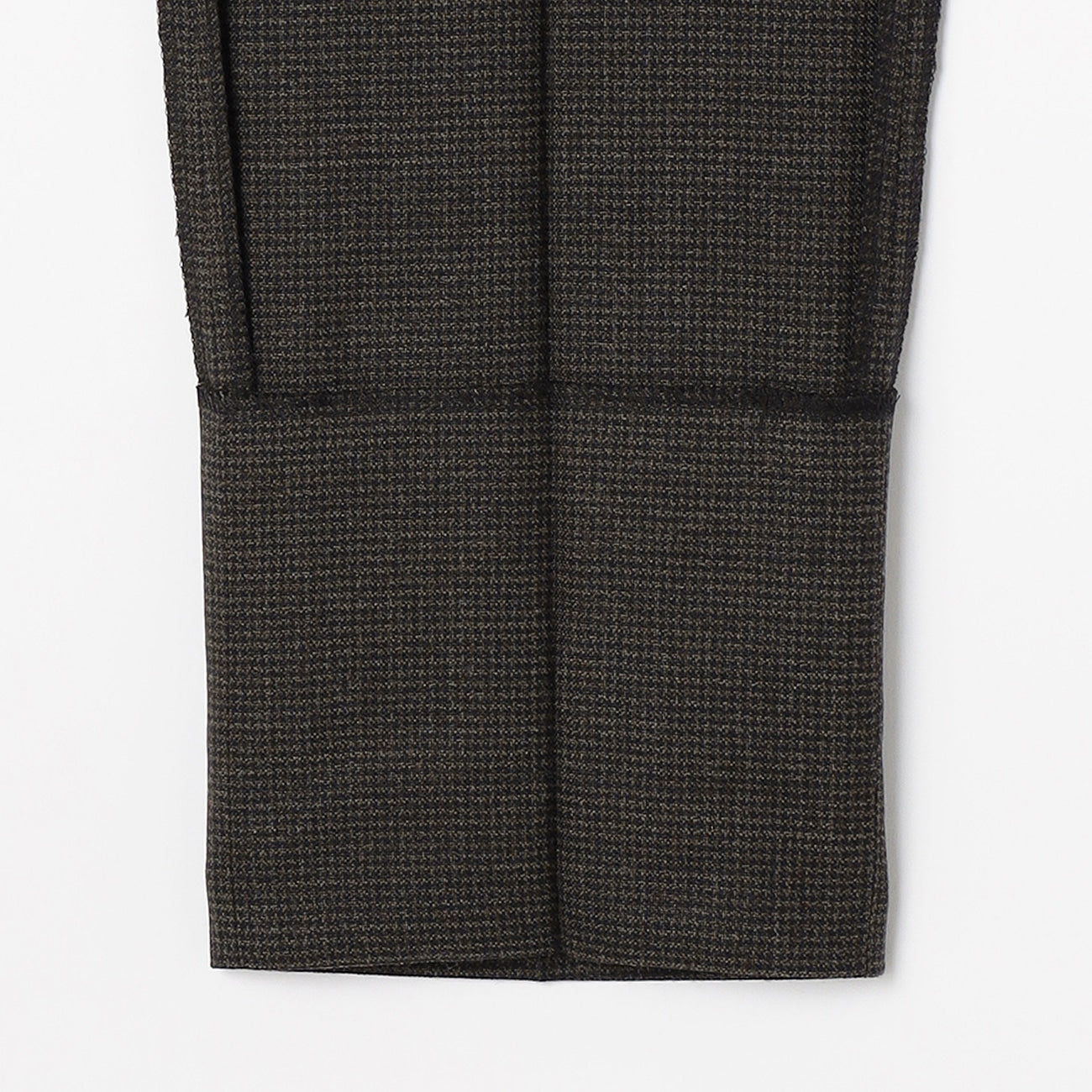 獵犬紋磨毛搭配褲子 - Brown_27