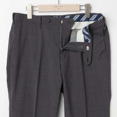 Non-iron Wool Blend Plain Pants - Medium Gray_17