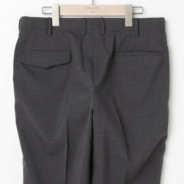 Non-iron Wool Blend Plain Pants - Medium Gray_18