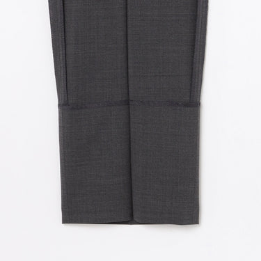 Non-iron Wool Blend Plain Pants - Medium Gray_21