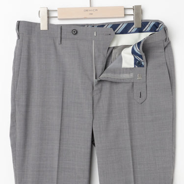 Non-iron Wool Blend Plain Pants - Light Gray_20