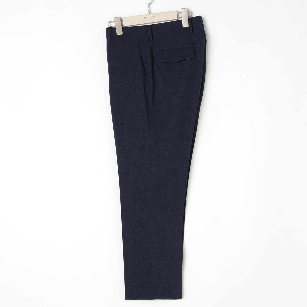 High Breathability Check Pants - Navy_15