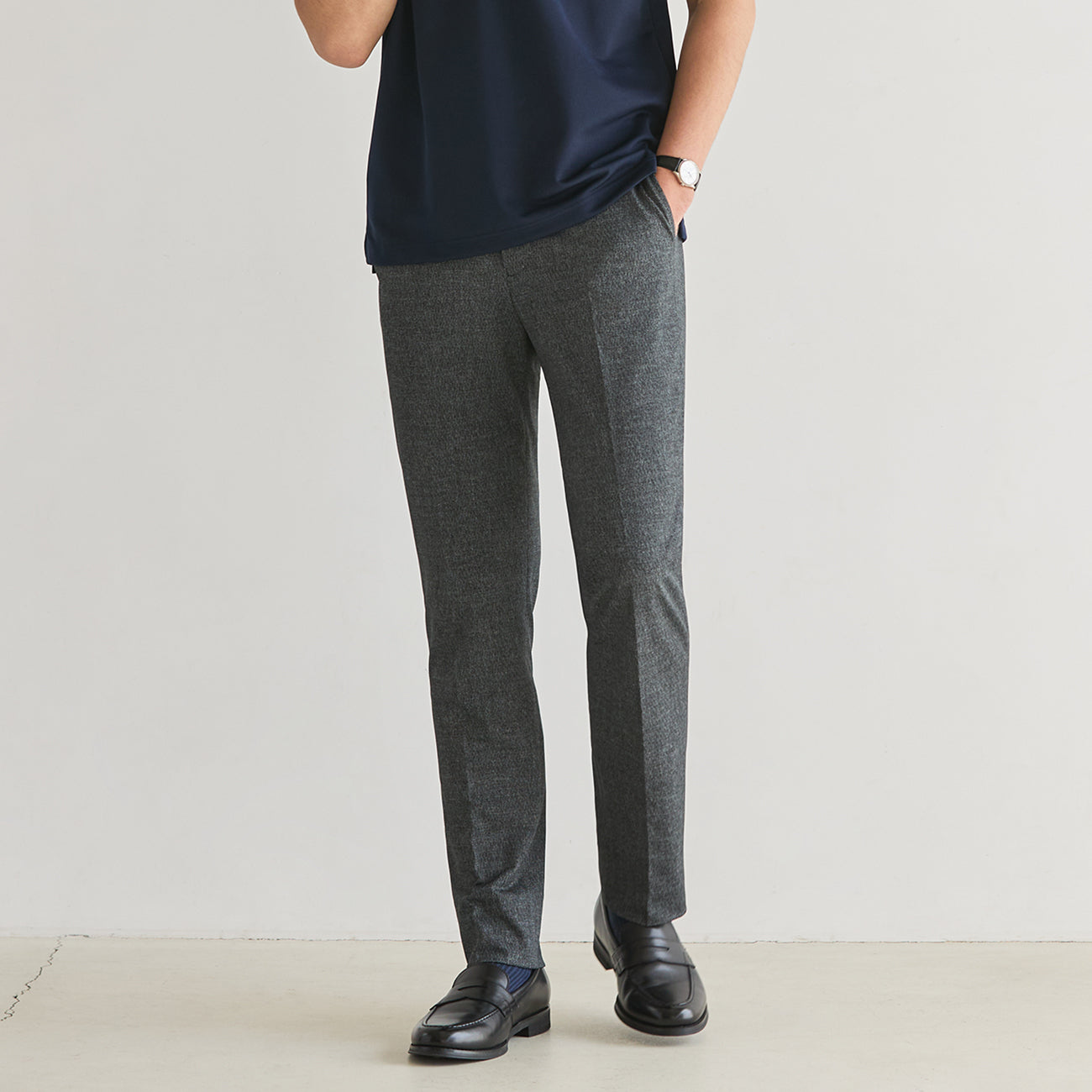 THE THIRD SUITS Super Cool High-breathability Pants - Light Gray_19