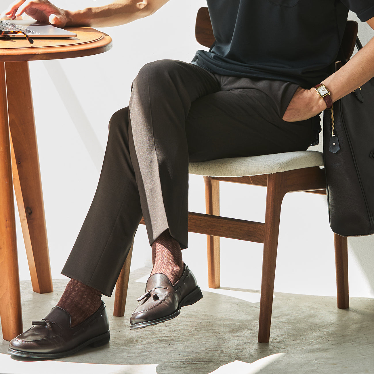 Super Cool High-breathability Pants - Brown_12