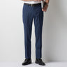 High Breathability Glen Plaid Pants - Navy_12