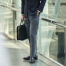 Plain Smart Casual Pants - Medium Gray_11