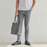 High Breathability Plain Pants - Light Gray_11