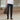 Super Cool High-breathability Houndstooth Pants - Navy_09