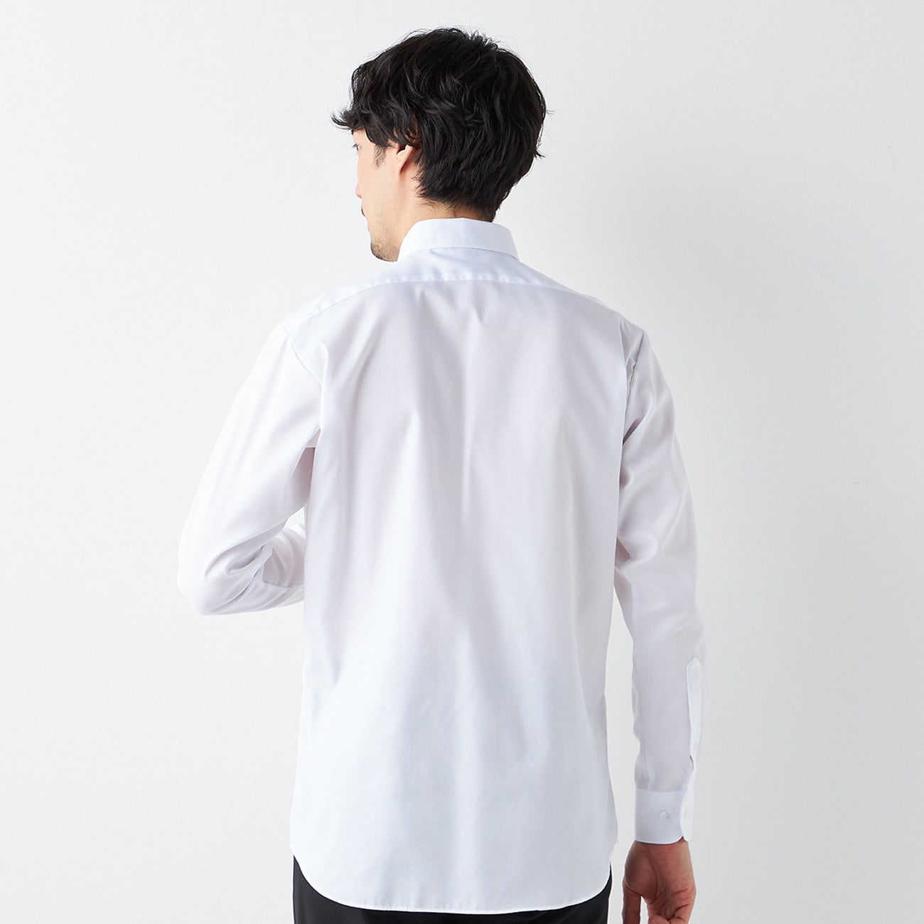 Super Non-iron Cotton Button-down Shirt - White_10