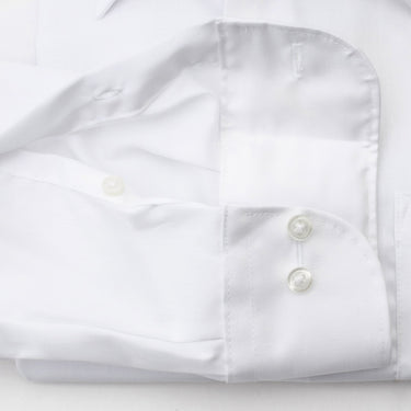 Super Non-iron Cotton Point Collar Shirt - White_22