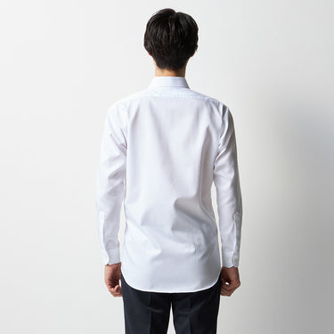 Super Non-iron Cotton Spread Collar Shirt - White_22