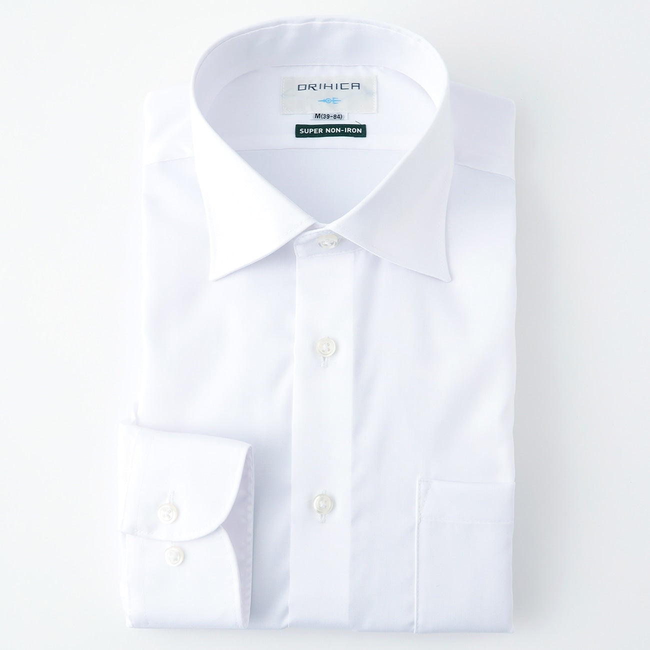 Super Non-Iron Cotton Spread Collar Shirt - White_21