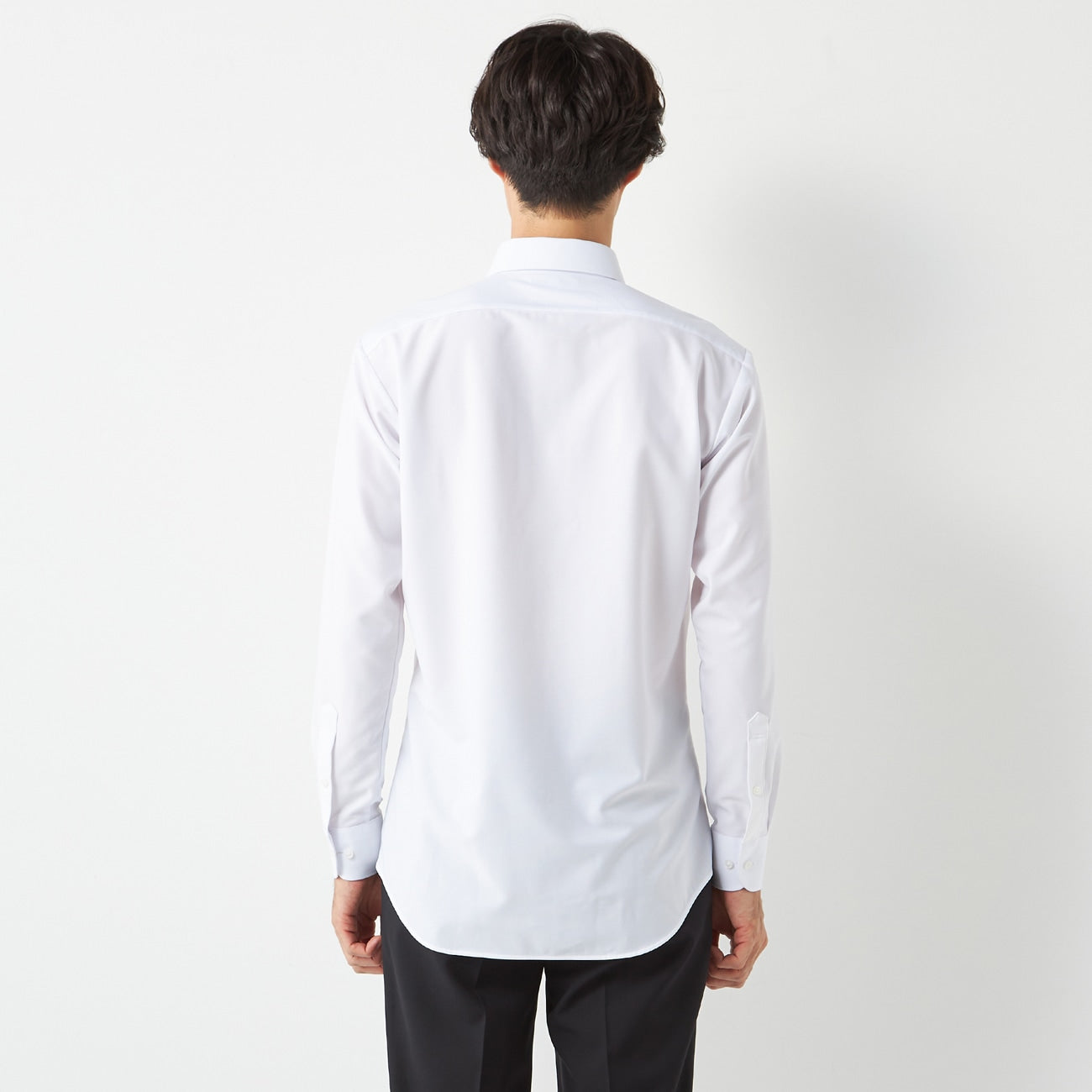 Super Non-Iron Stretch Spread Collar Shirt - White_20