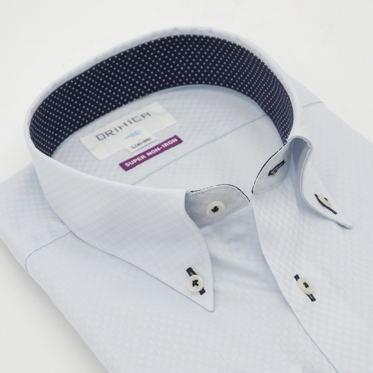 Super Non-Iron Button-Down Shirt - Blue_10