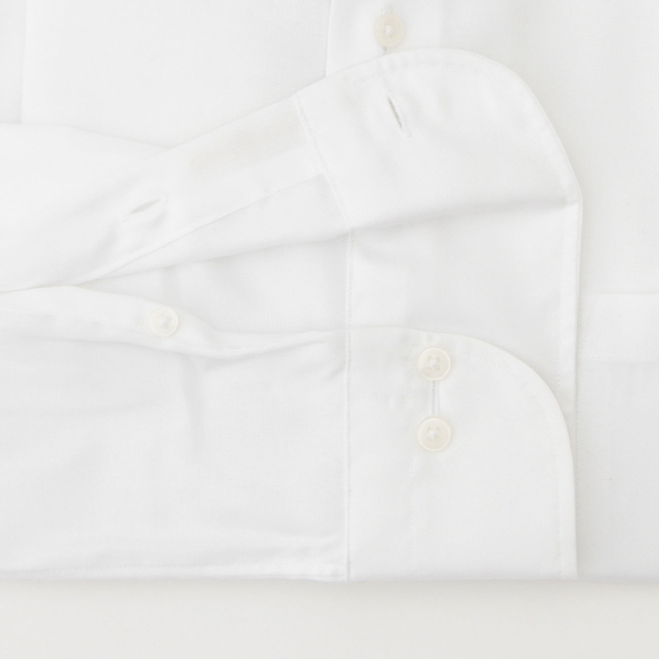 LUXE Line 純棉鈕扣鈕扣領 衫 - White_09