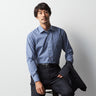 Super Non-Iron Spread Collar Shirt - Blue_06