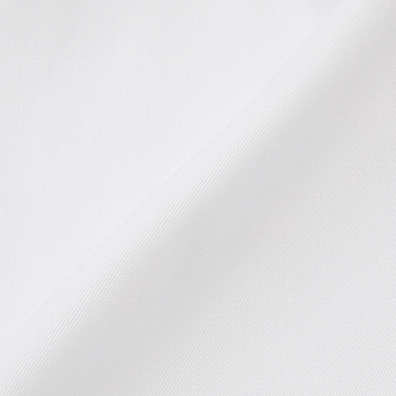 LUXE Line 純棉圓領襯衫 - 白色_10