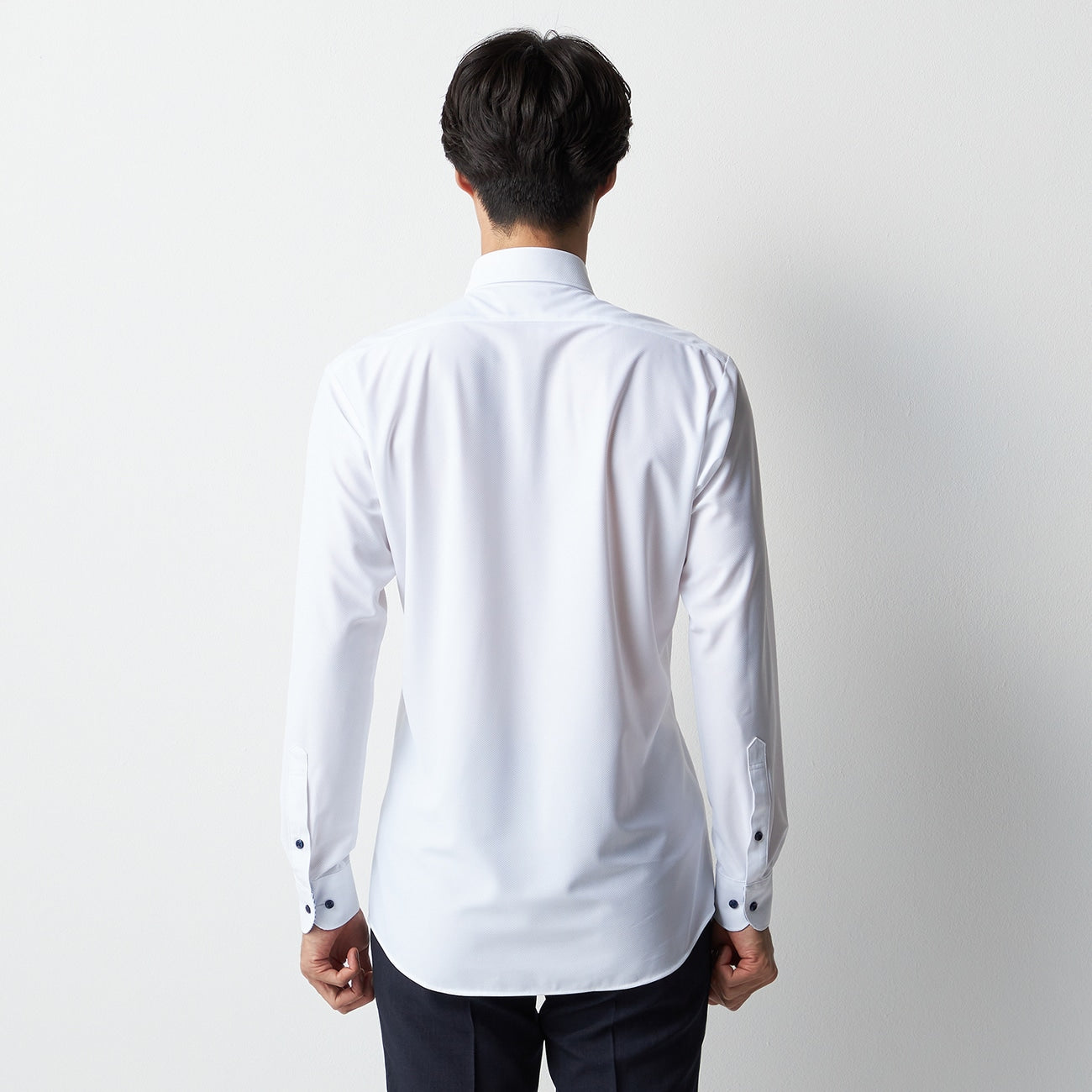 Super Non-Iron Stretch Button-Down Shirt - White_12