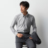 Super Non-Iron Stretch Button-Down Shirt - Gray_07