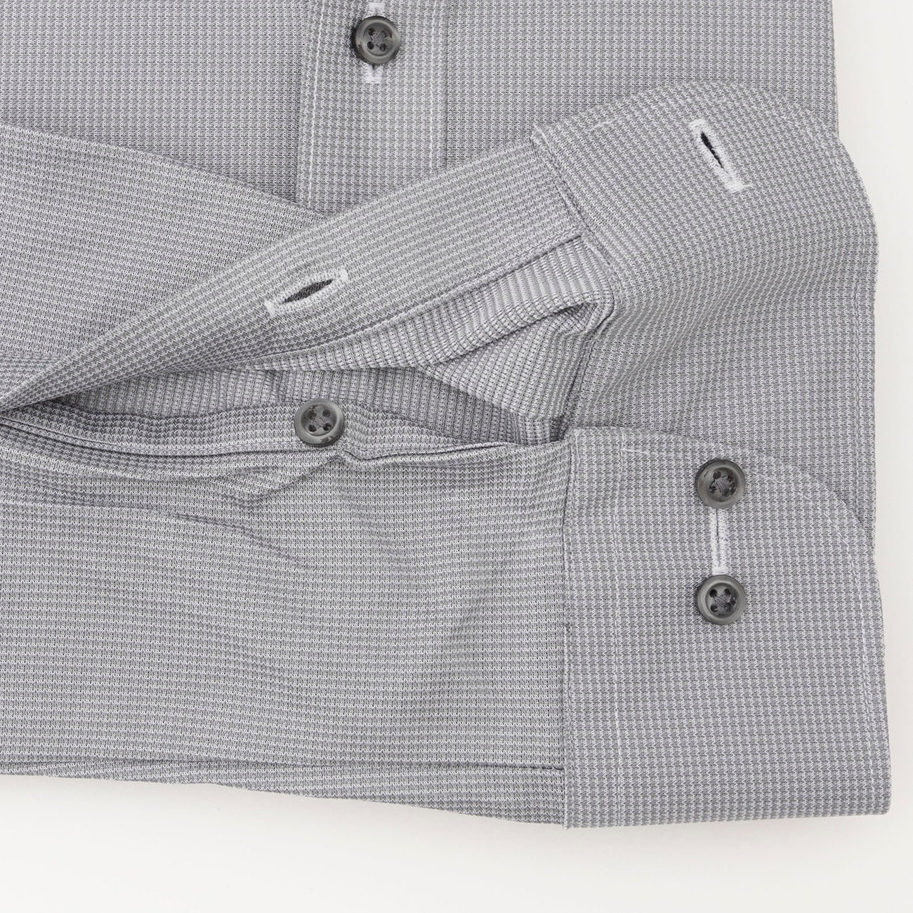 Super Non-Iron Stretch Button-Down Shirt - Gray_10