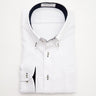 Super Cool Non-iron Cotton Button-down Shirt - White_13